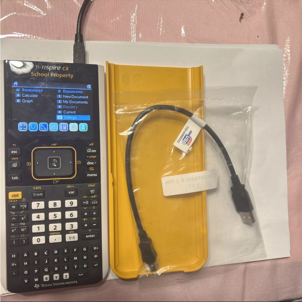 Texas Instruments TI Nspire CX Graphing Calculator With Case And Cover Tested